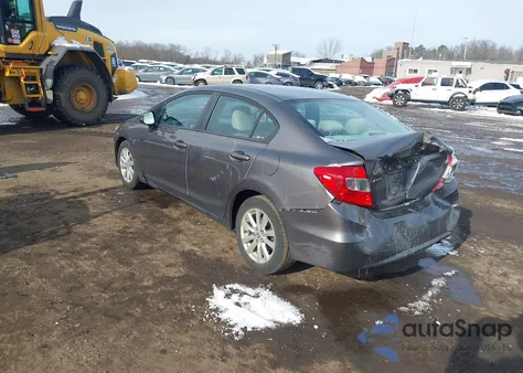 2012 Honda Civic Ex from USA, damaged, VIN 19XFB2F89CE367987